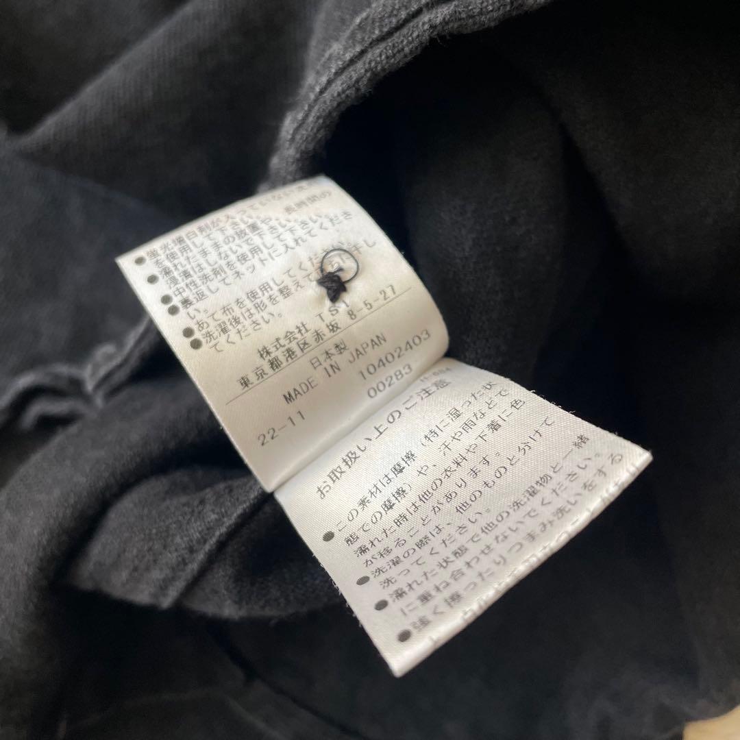 エムエイチエル MHL WORN LINEN COTTON DRILL M 黒