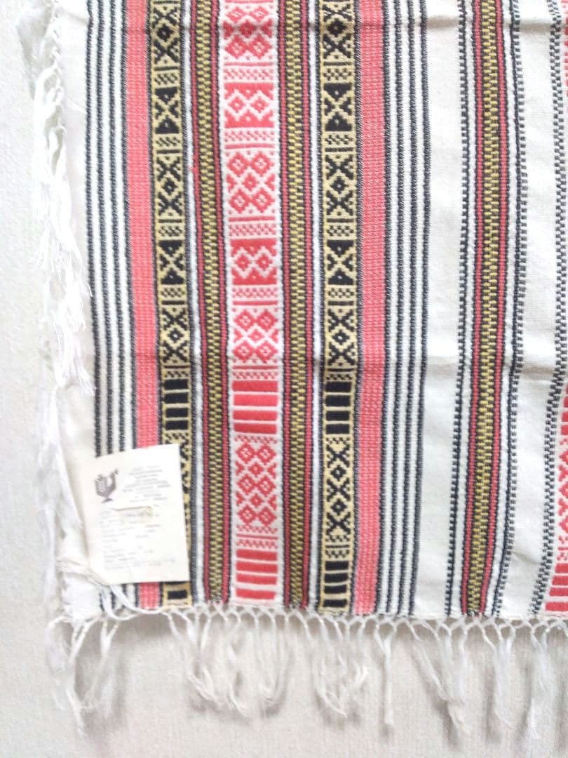 80年代製　製　タグ付き　新品未使用品　壁掛け　テーブルクロスなどに