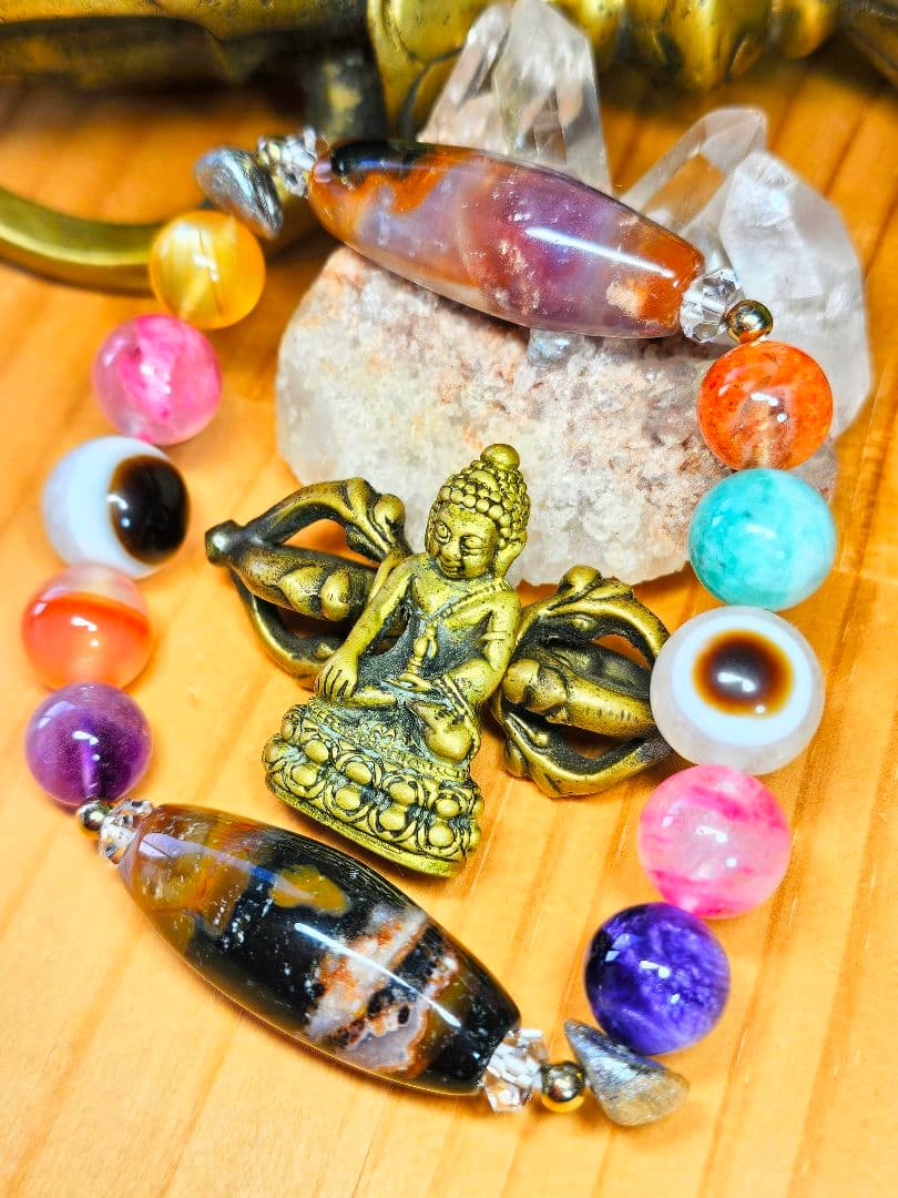 超開運‼️干支(馬)の置物と新春開運ブレスの2点セット