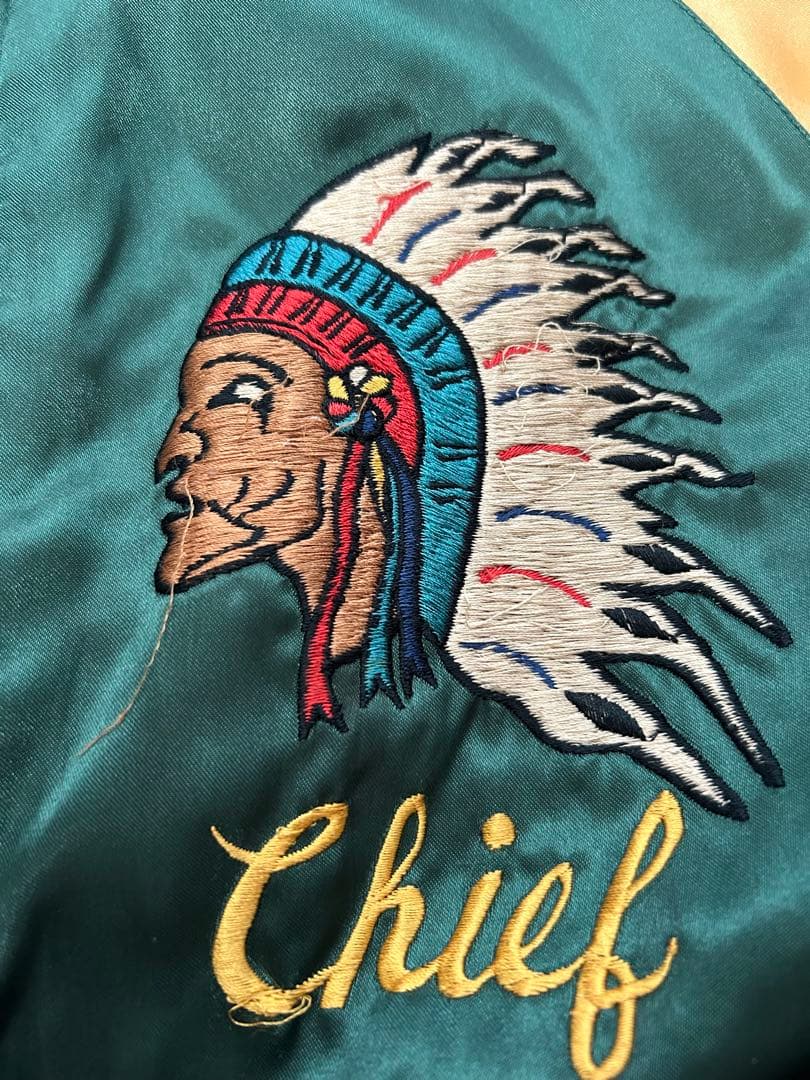 テーラー東洋 TT11381 舞妓×CHIEFリバーシブルスカジャン Mサイズ