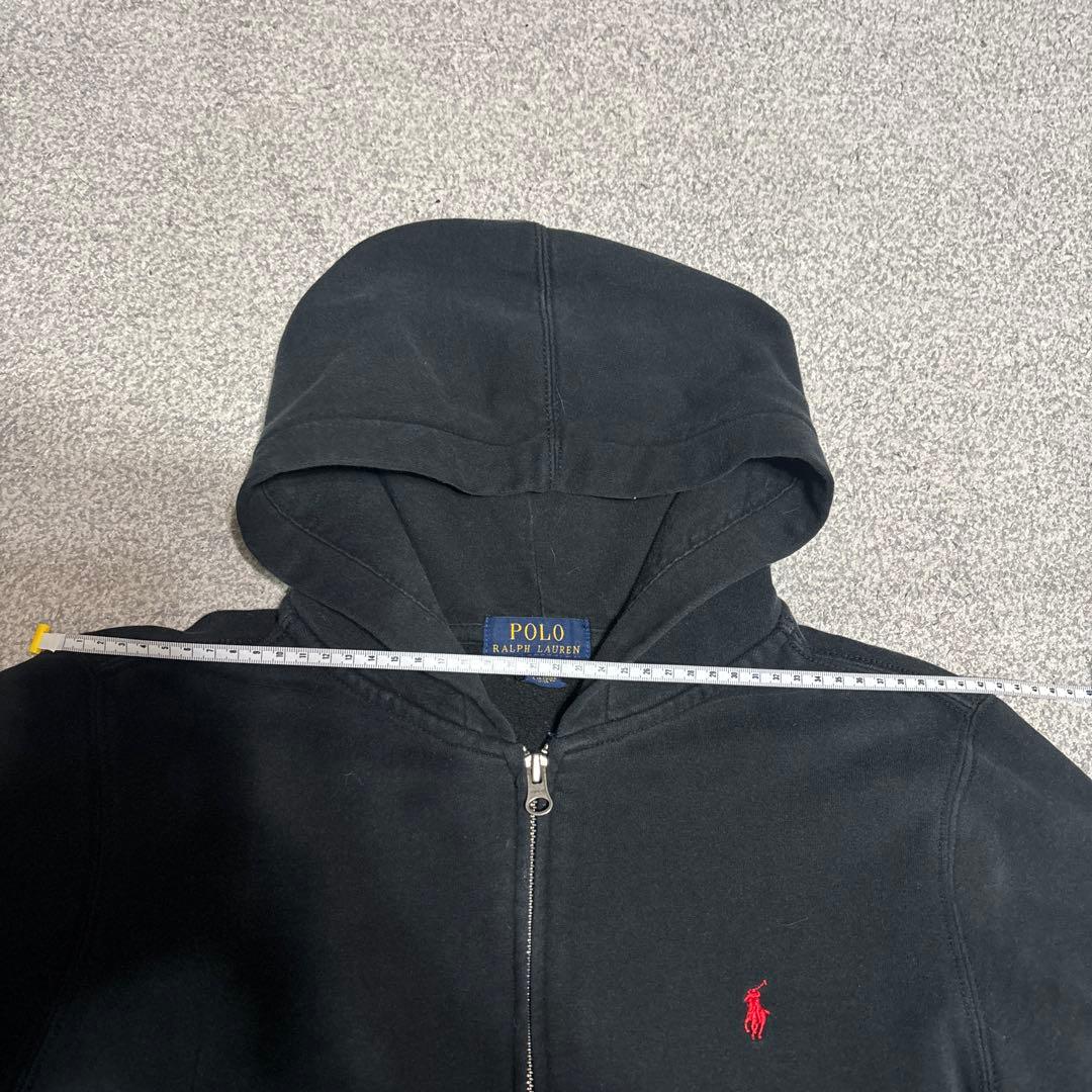 POLO黒ジップパーカー LEVI’S501濃紺デニムのセットメンズxs s相当