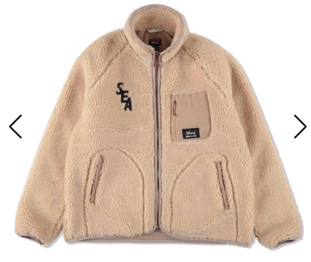 WIND AND SEA NANGA ボアフリースジャケット Mサイズ