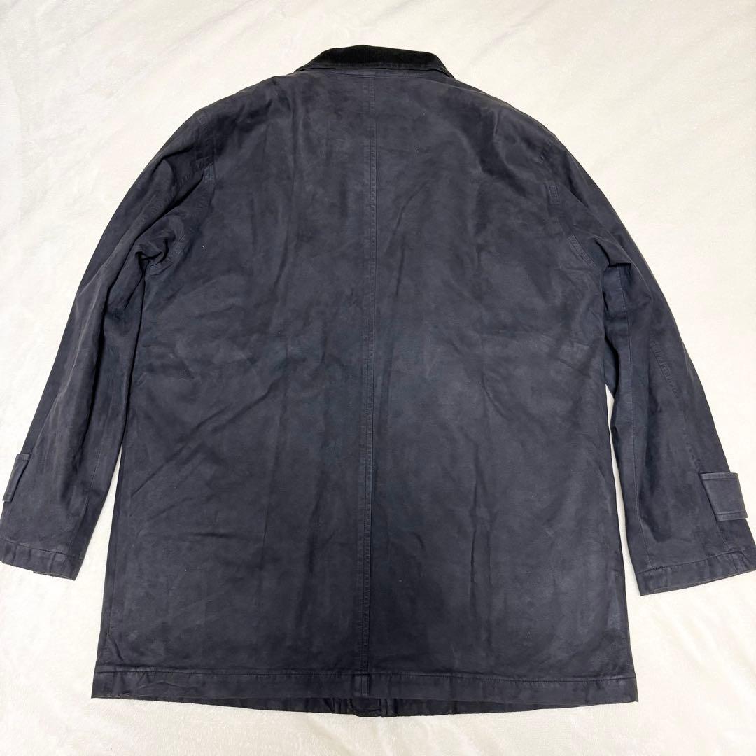 極美品　バーバリーロンドン　コート　レザー　スエード　チェック　ダウン　ライナー