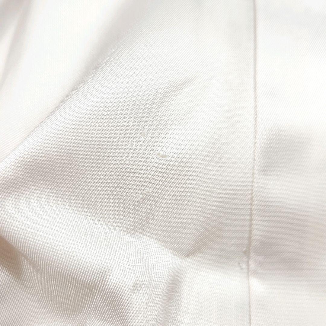 【未使用】　インディヴィ　ノーカラー　スーツセットアップ　ウール・コットン混　L