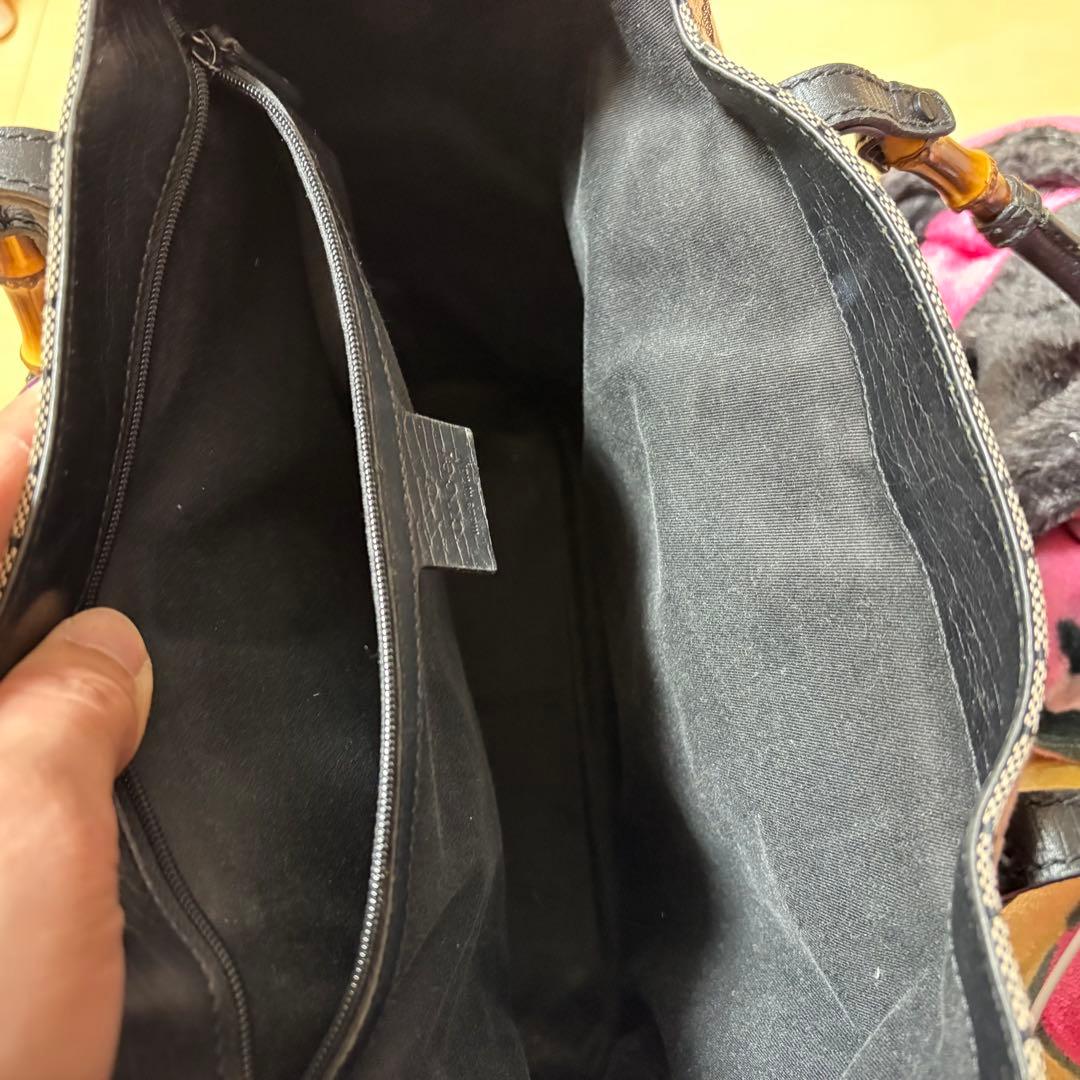 グッチ バンブー GGキャンバス トートバッグ
