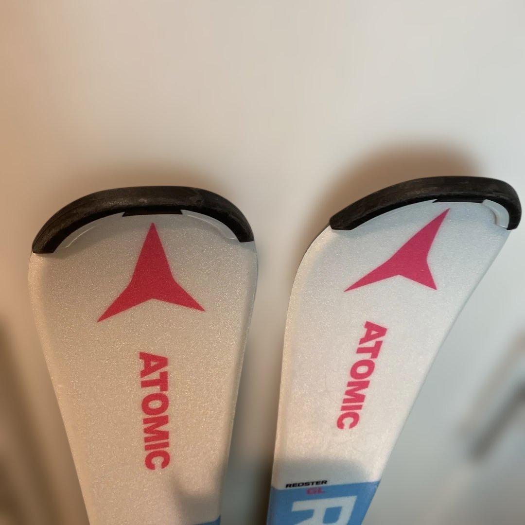 アトミック　スキー板　ジュニア　130センチ　ポール95センチ　Redster