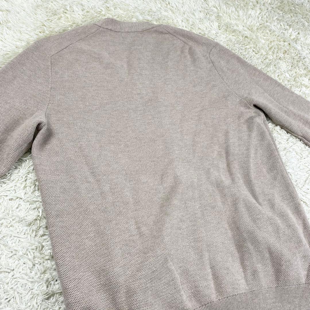 極美品 ポロラルフローレン カーディガン ピマコットン 現行 QRタグ ベージュ