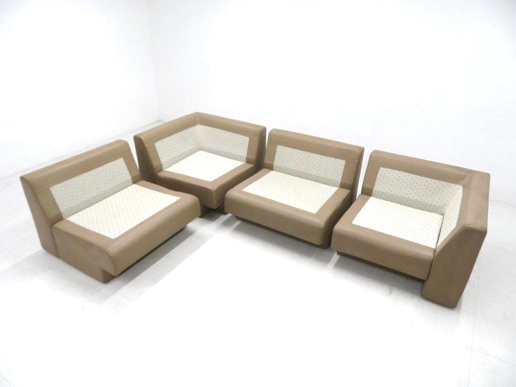 アルフレックス　ボンテ　チニボエリ　ビンテージ　総本革　ソファ　セパレート