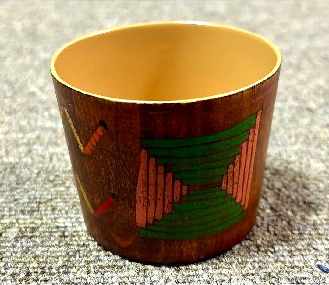 名雪園代 そばちょこっぷ 漆塗り 木製 フリーカップ