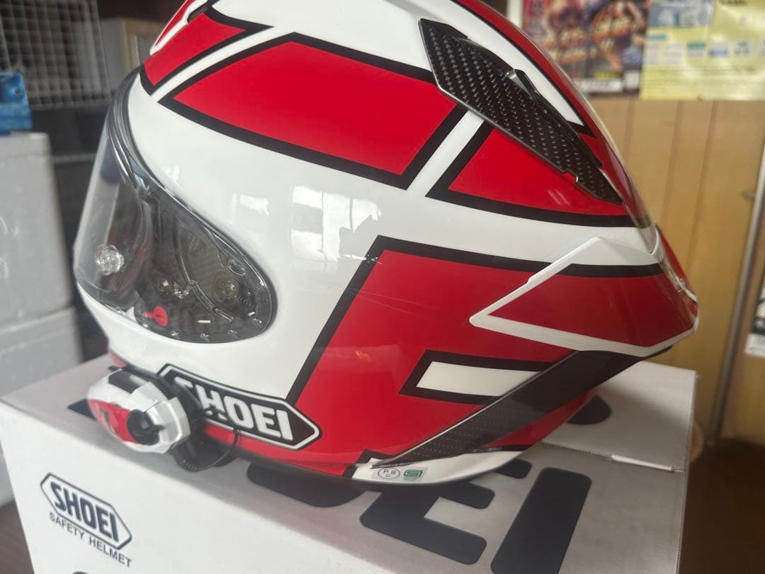 SHOEI X-Fifteen B＋comSB6xR付き 中古　送料込み✨