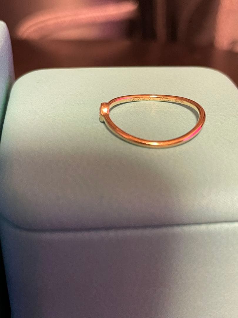 Tiffany&Co. ウェーブシングルロウ 18K ダイヤモンド リング