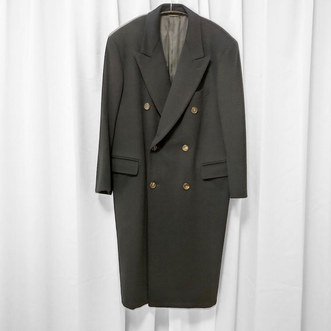 ダーバン 高級 チェスターコート ダブル【カシミア70%】黒 M 【未使用】