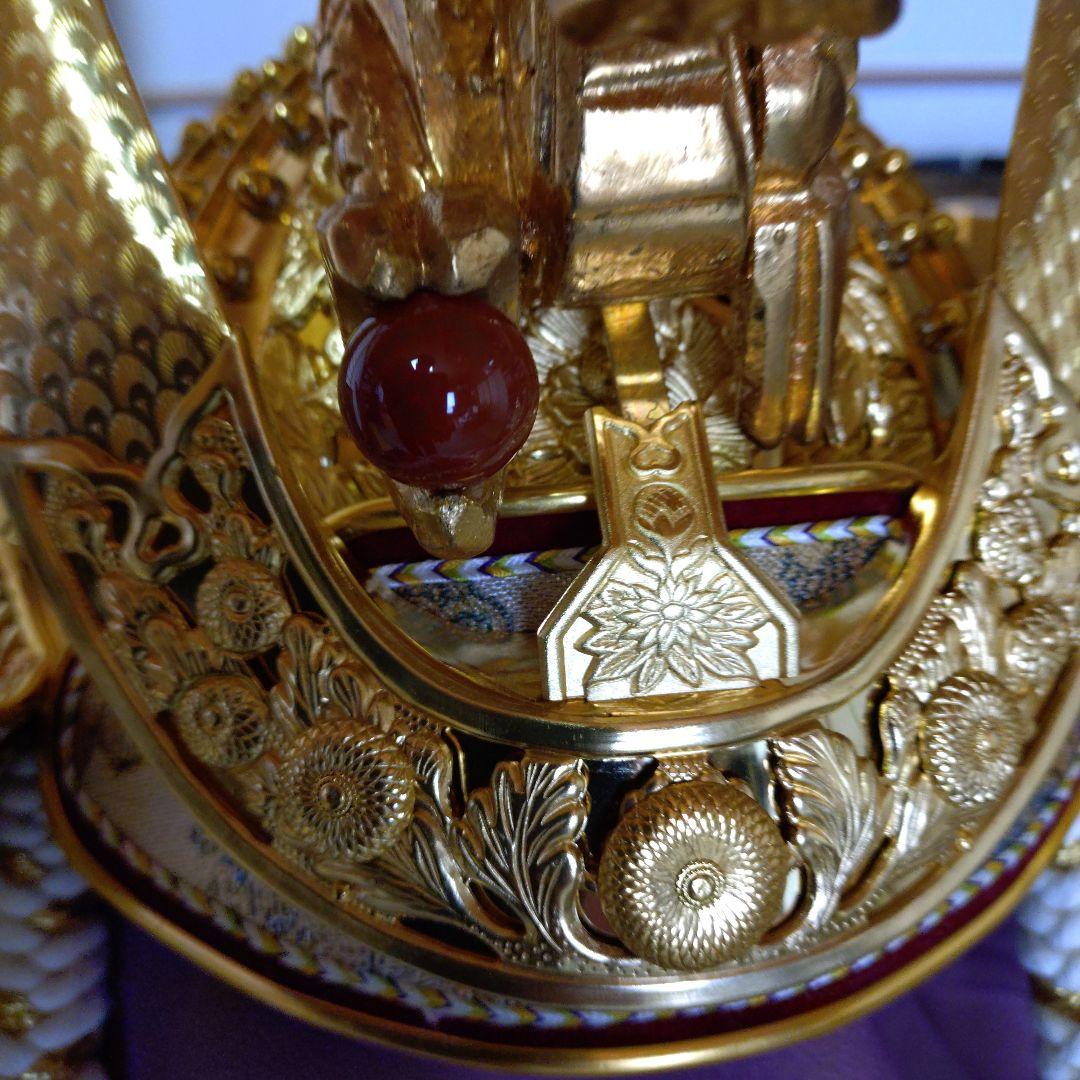 30号　着用兜　輝　豪華な五月人形 兜飾り