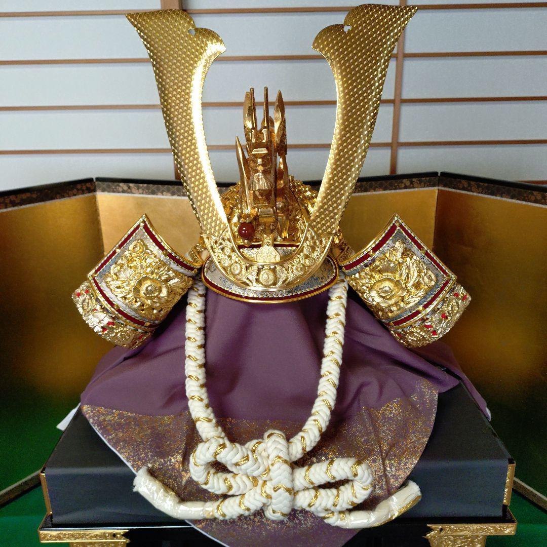 30号　着用兜　輝　豪華な五月人形 兜飾り