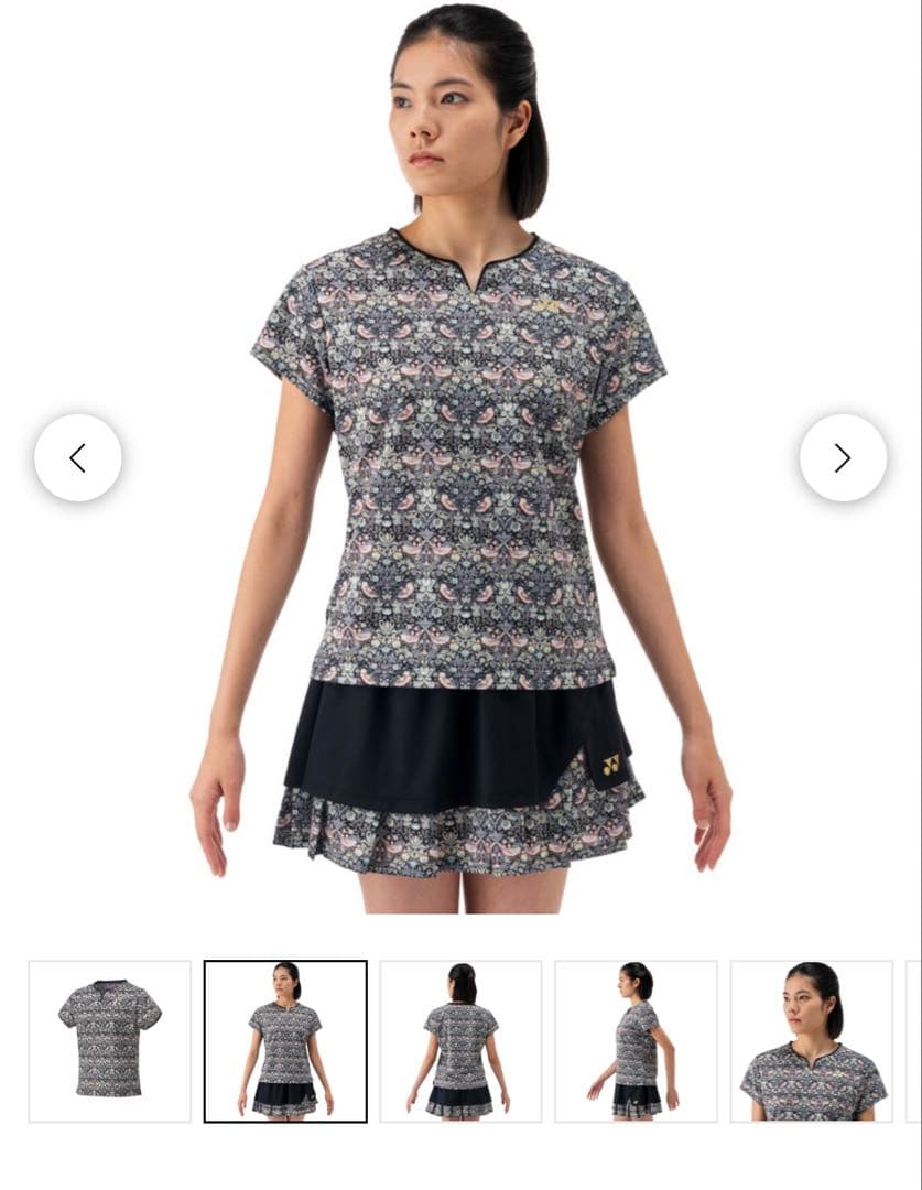 YONEX 花柄テニスウェア Lサイズ セット