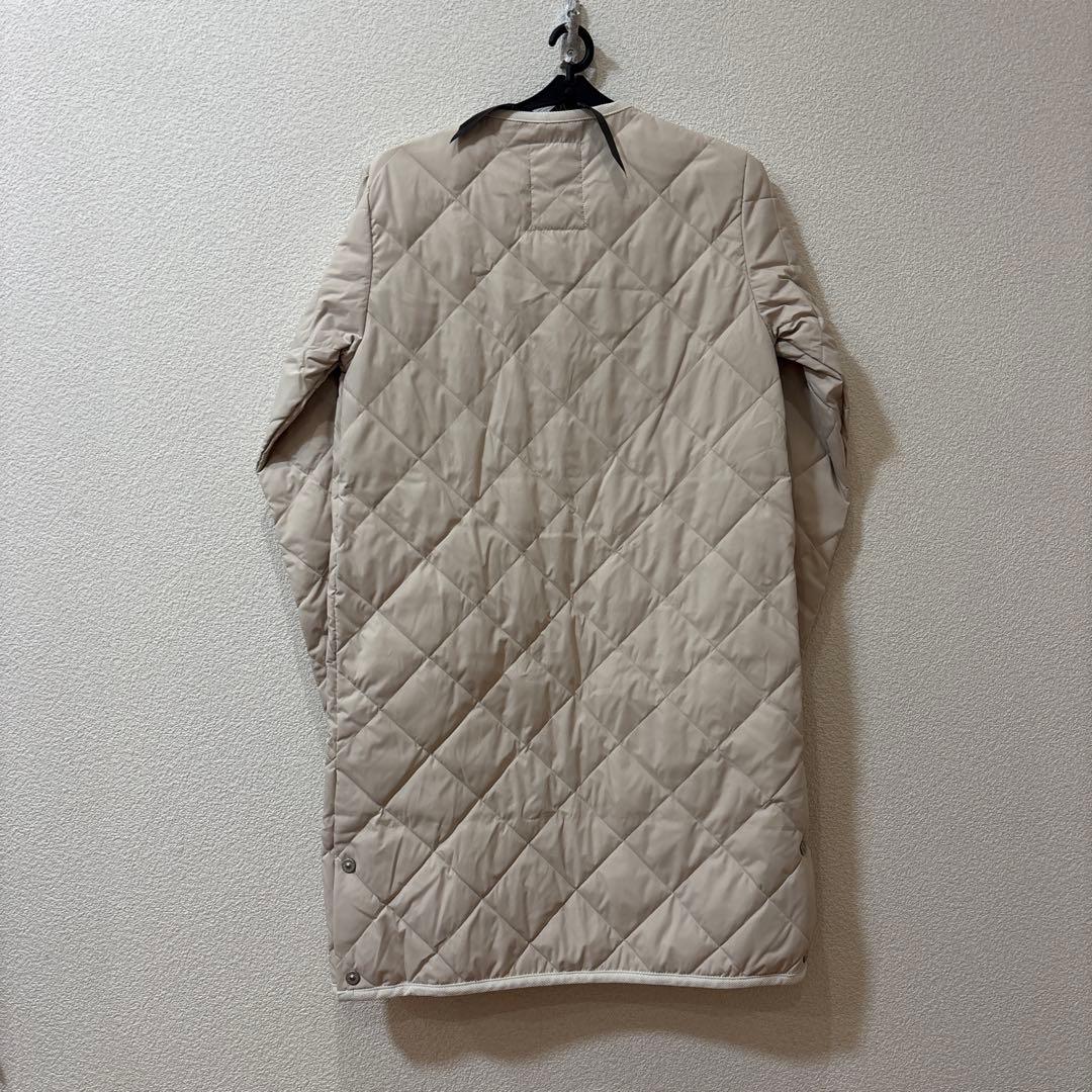 新品タグ付SHIPS TAION パイピング ノーカラー キルティング コート