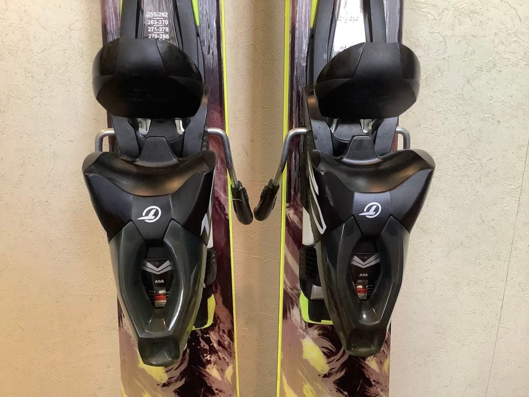 カーピングスキー板 163cm ツインチップ レールビンディング付 Hanson