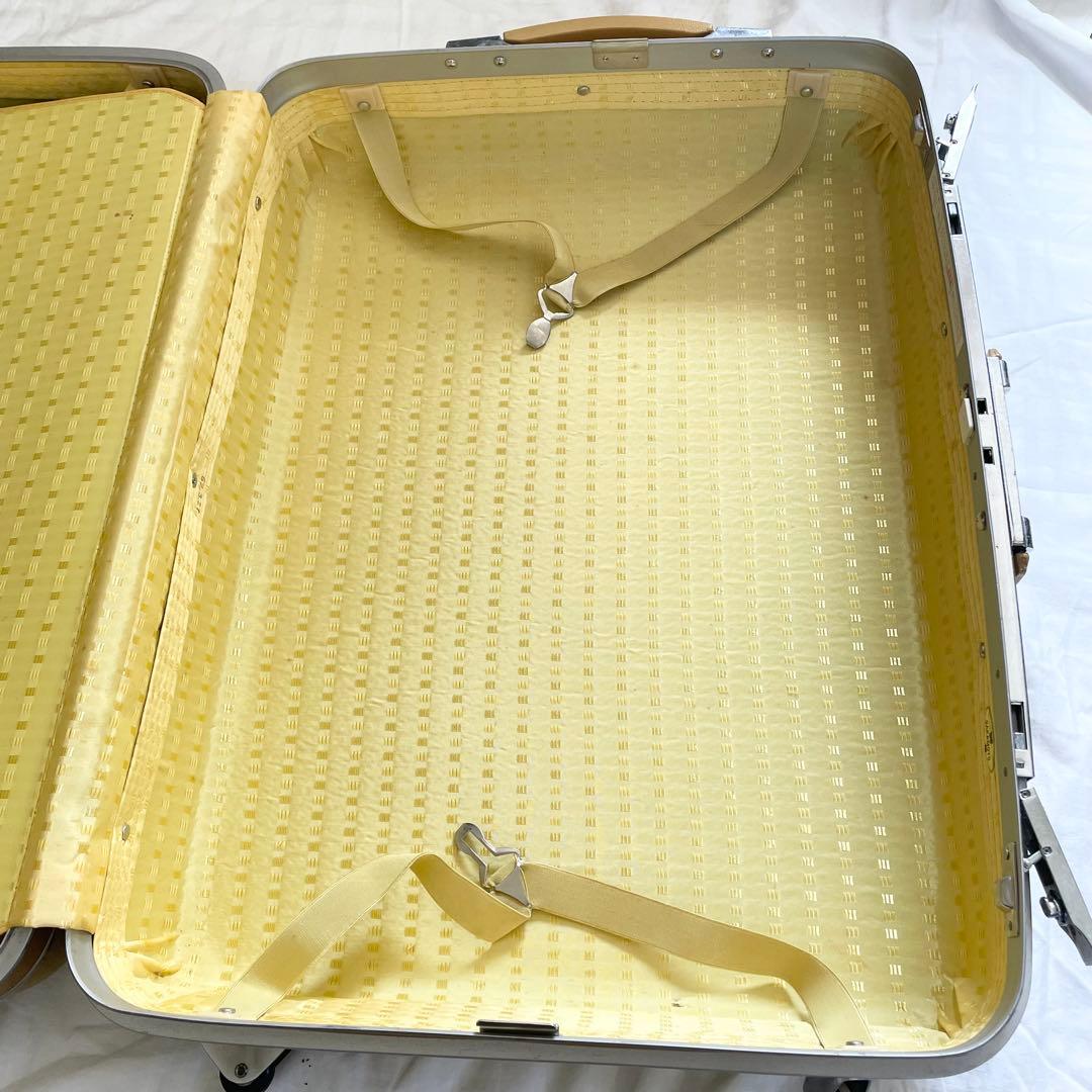 チャイビンテージ　サムソナイト　samsonite トランクケースイエロー