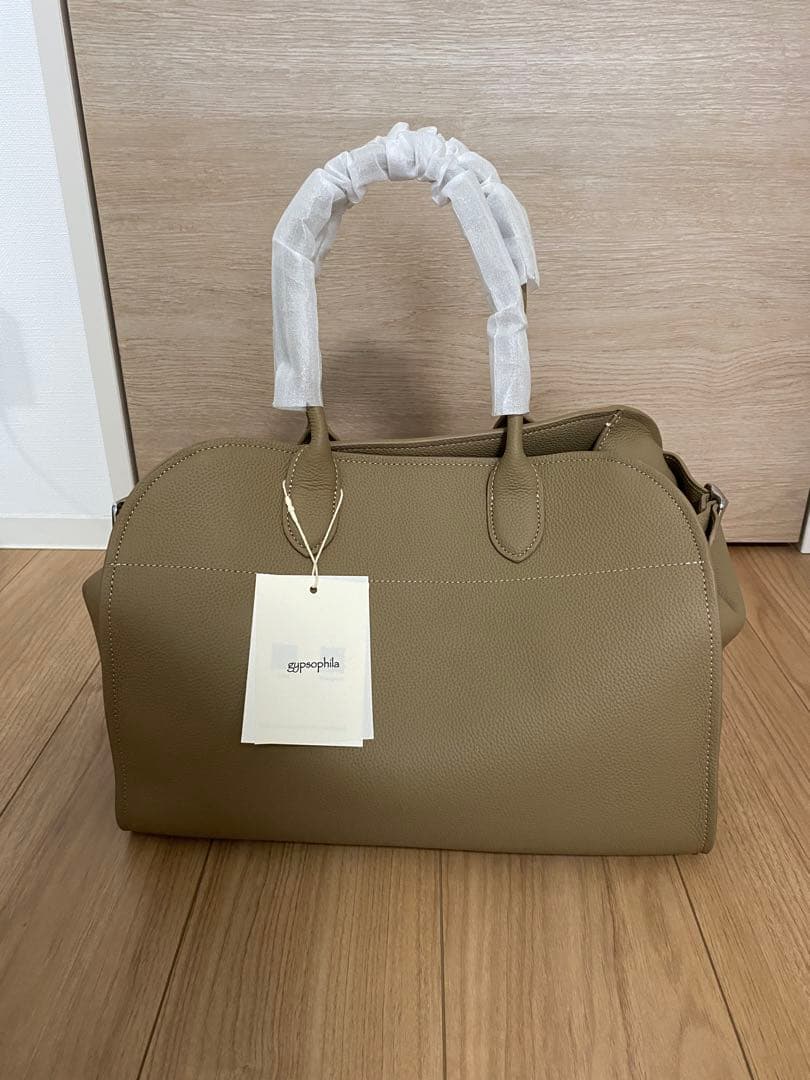 【新品未使用タグ付き】ボストンバッグ グレージュ