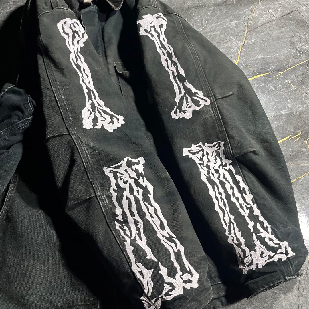 Carhartt ☆BONE PAINT☆ トラディショナルジャケット ブラック