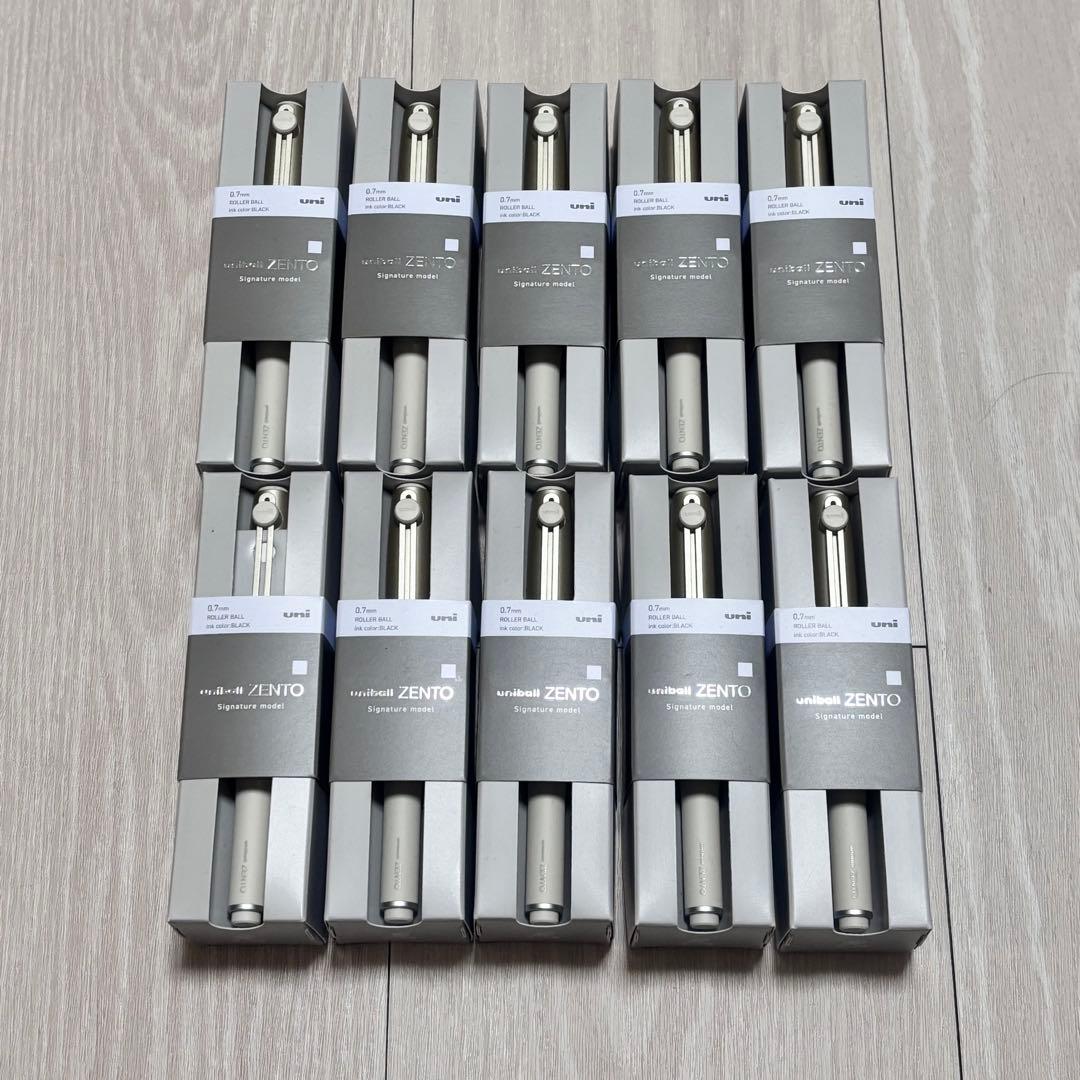 uniball ZENTO シグニチャーモデル シャンパンゴールド 10本