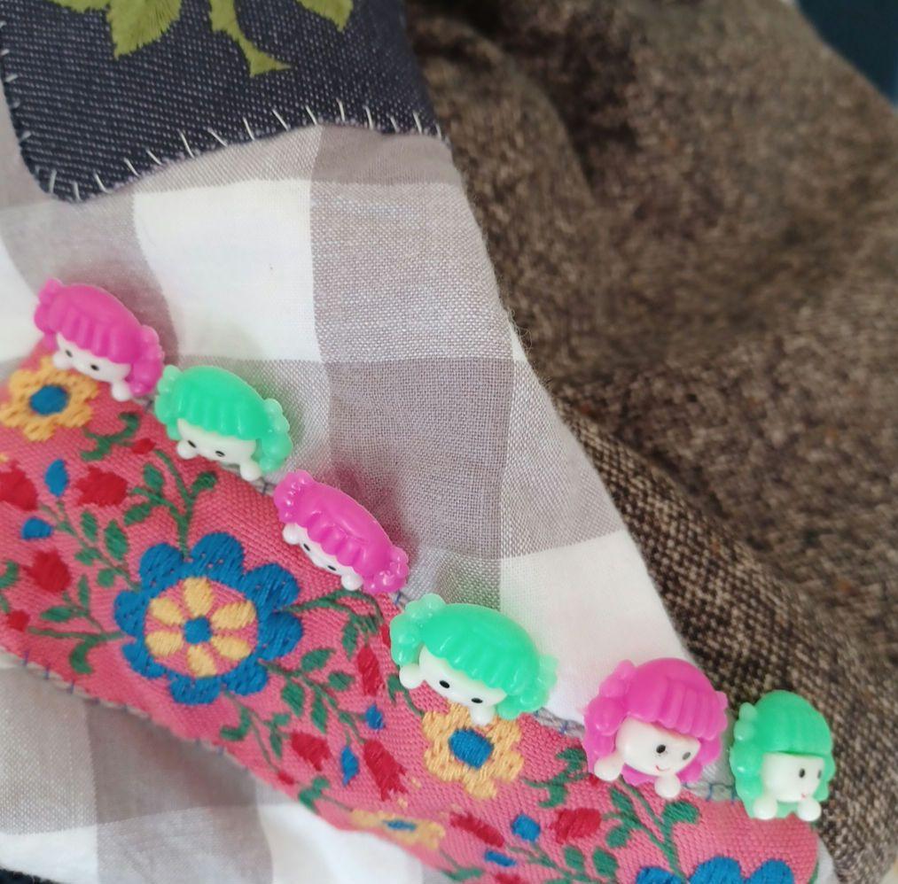 パッチワークハンドメイドバッグ