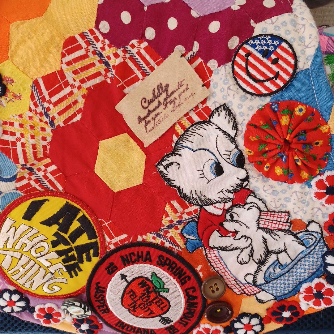 パッチワークハンドメイドバッグ