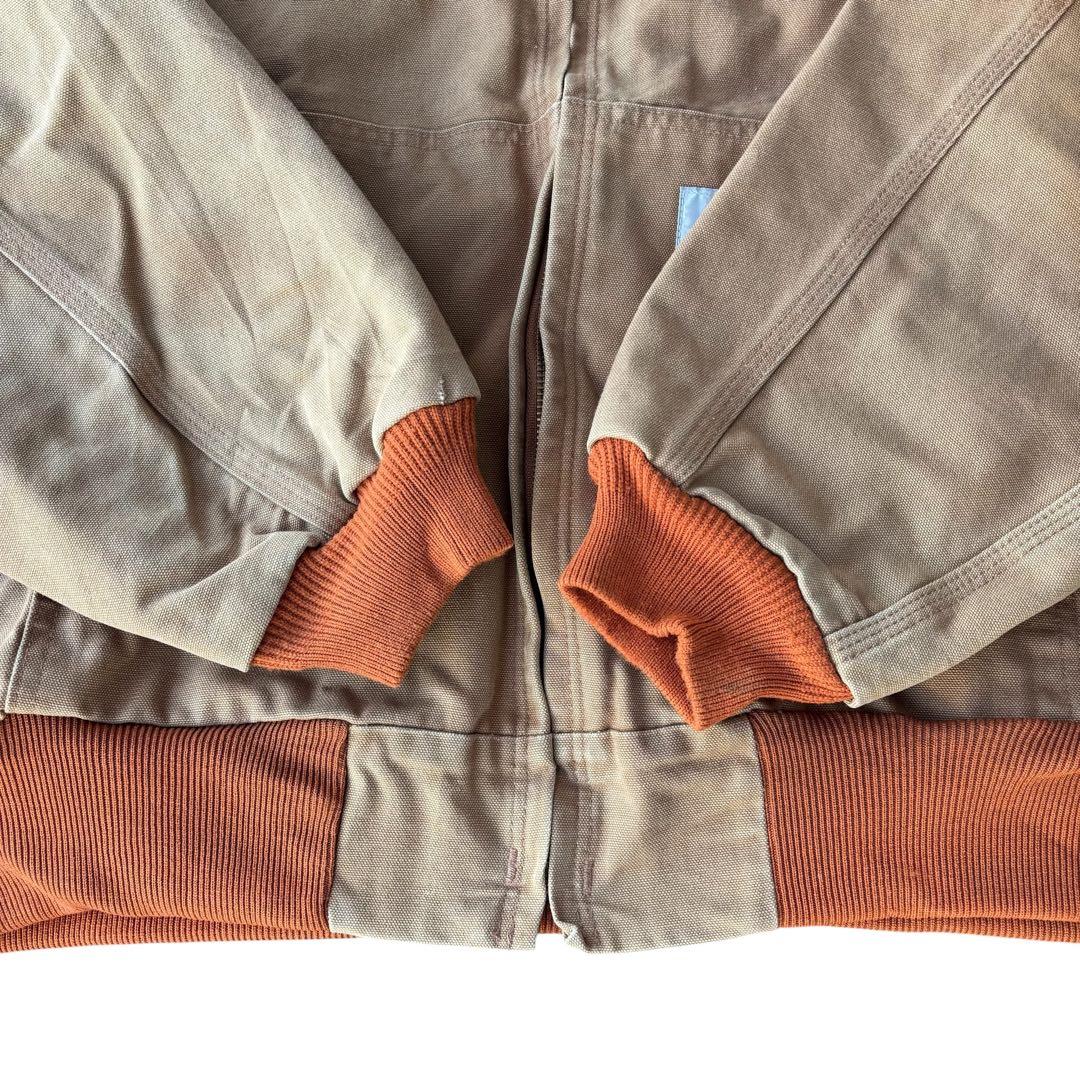 90s Carhartt アクティブジャケット オレンジリブ 希少 USA製