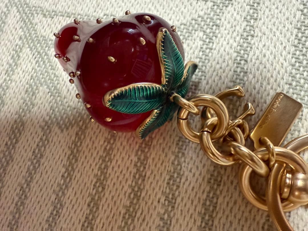 コーチ イチゴ ストロベリー キーホルダー