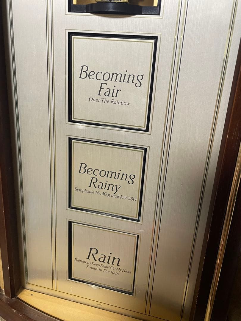 ゆうじさん専用【入手困難！】SEIKO からくり時計　天気予報　天候　動作確認済