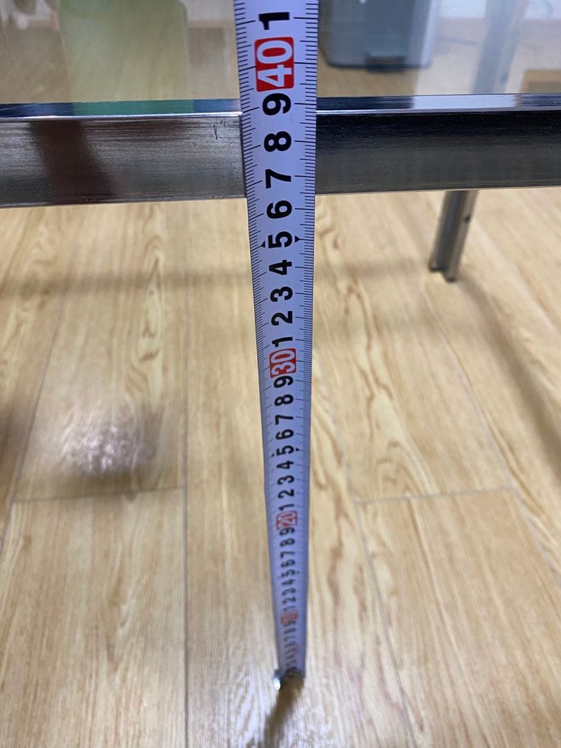 最終　スペースエイジ　ガラステーブル　メタル　モダン　ポストモダン　ヴィンテージ