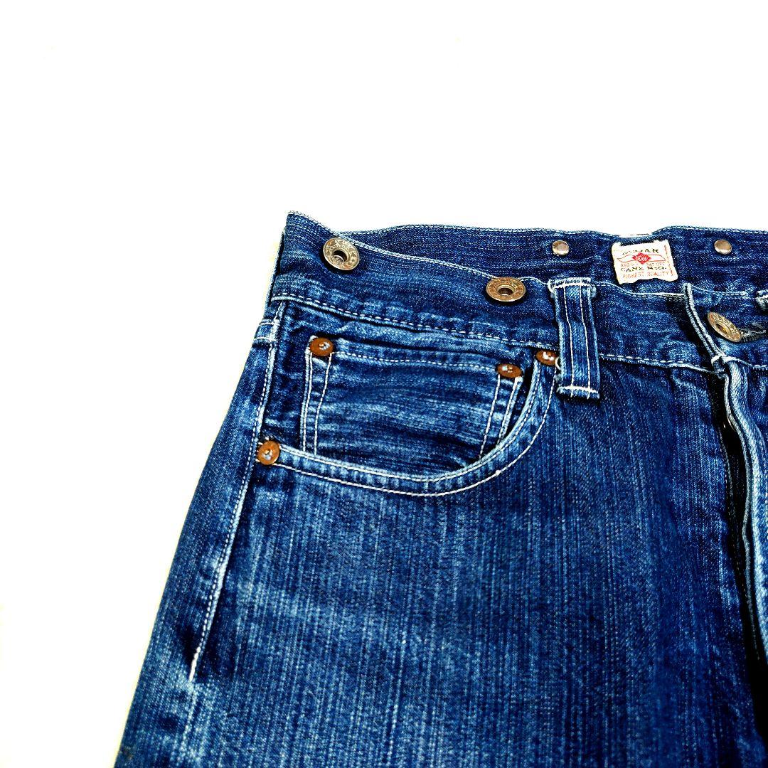 シンチバック 赤耳 別注 希少 fennica × SUGARCANE デニム