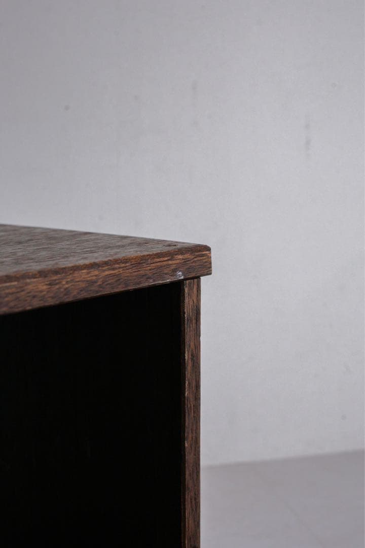 ラワン　無垢材 小物棚 飾り棚　花台　ディスプレイ　古家具　古道具 アンティーク