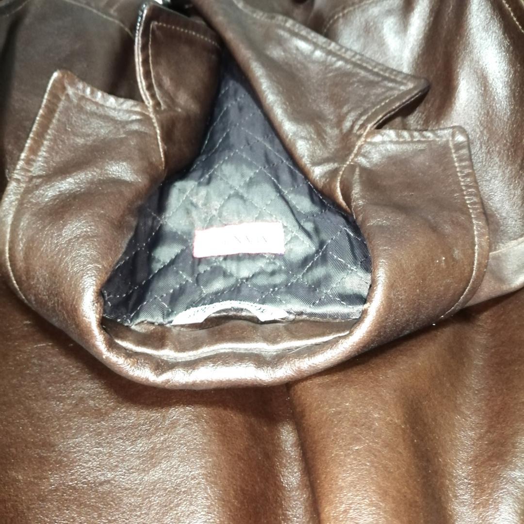 MAX&Co. レザーコート　牛革本革