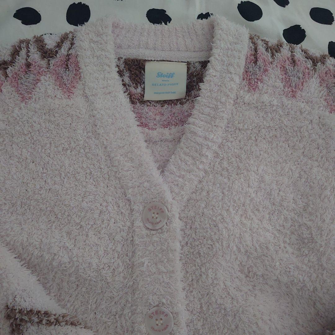 2024 ジェラピケ　Steiff シュタイフ　コラボ　大人気カーディガン