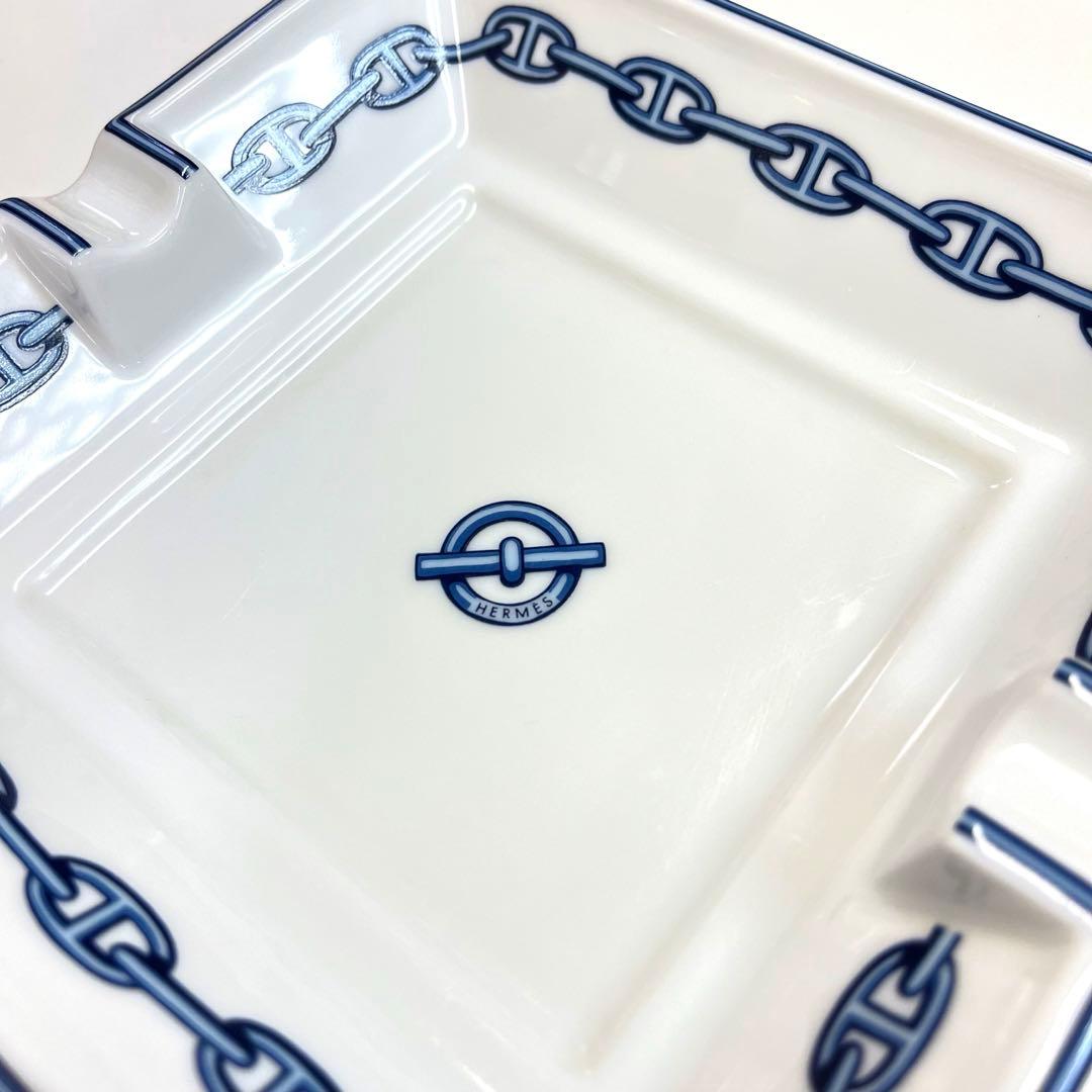 た*ま様 ⭐︎1 HERMES シェーヌダンクル 灰皿 陶器 アッシュトレイ ブ