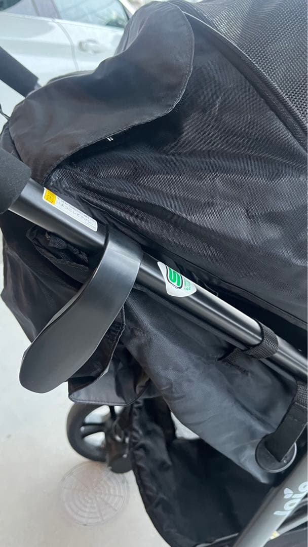 Joie ブラック ベビーカー リクライニング機能付ミッドナイトブラック