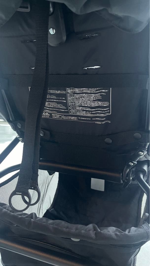 Joie ブラック ベビーカー リクライニング機能付ミッドナイトブラック