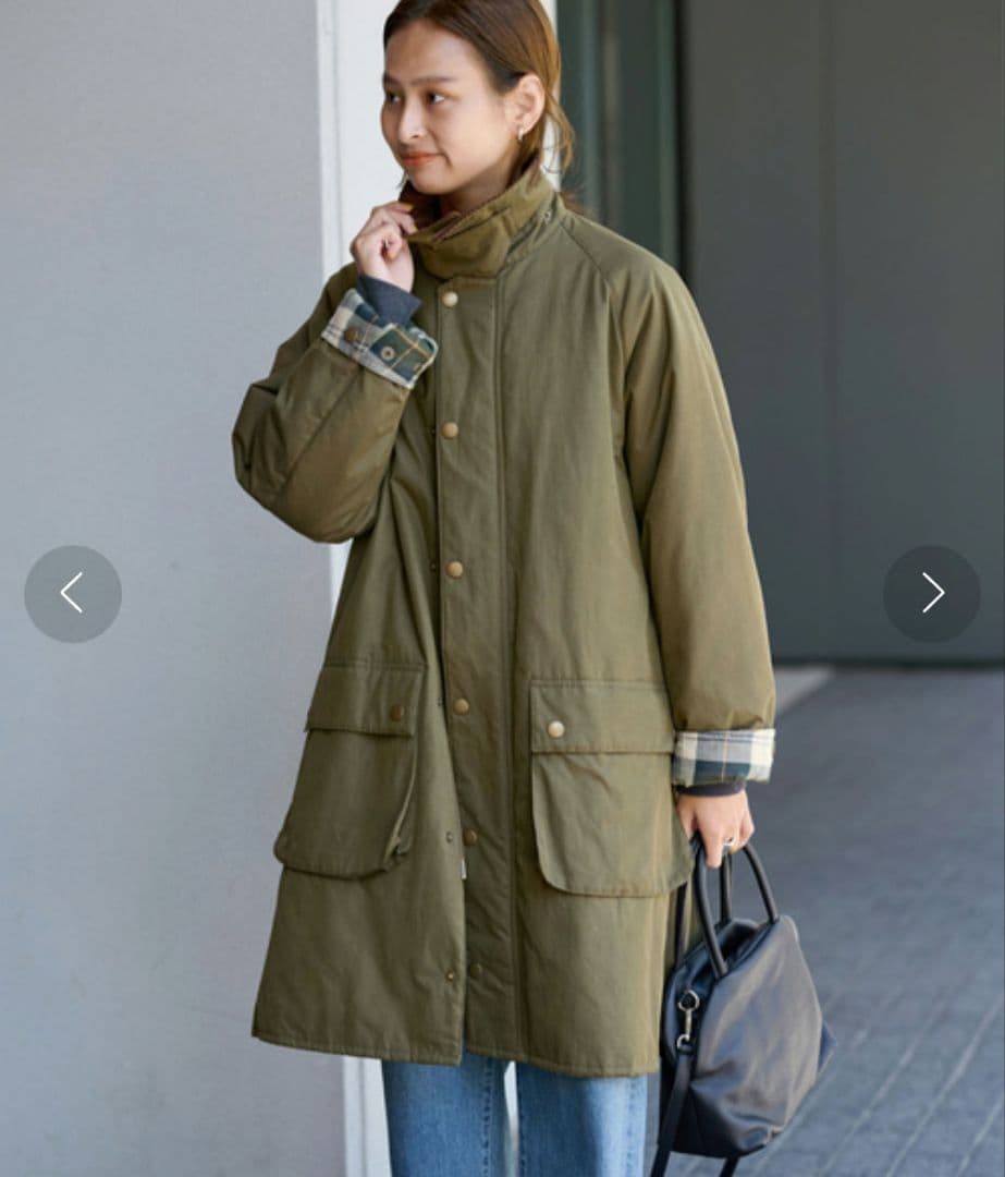 FRAMeWORK BARBOUR別注中綿OVERSIZED BEAUFORT