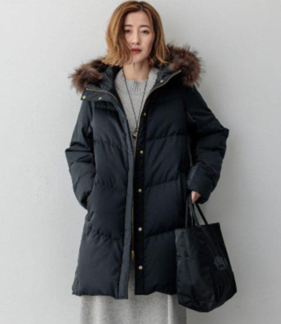 ２３区新品✨️ TWツイルロングダウンコート　ダウンジャケット２３区レディース