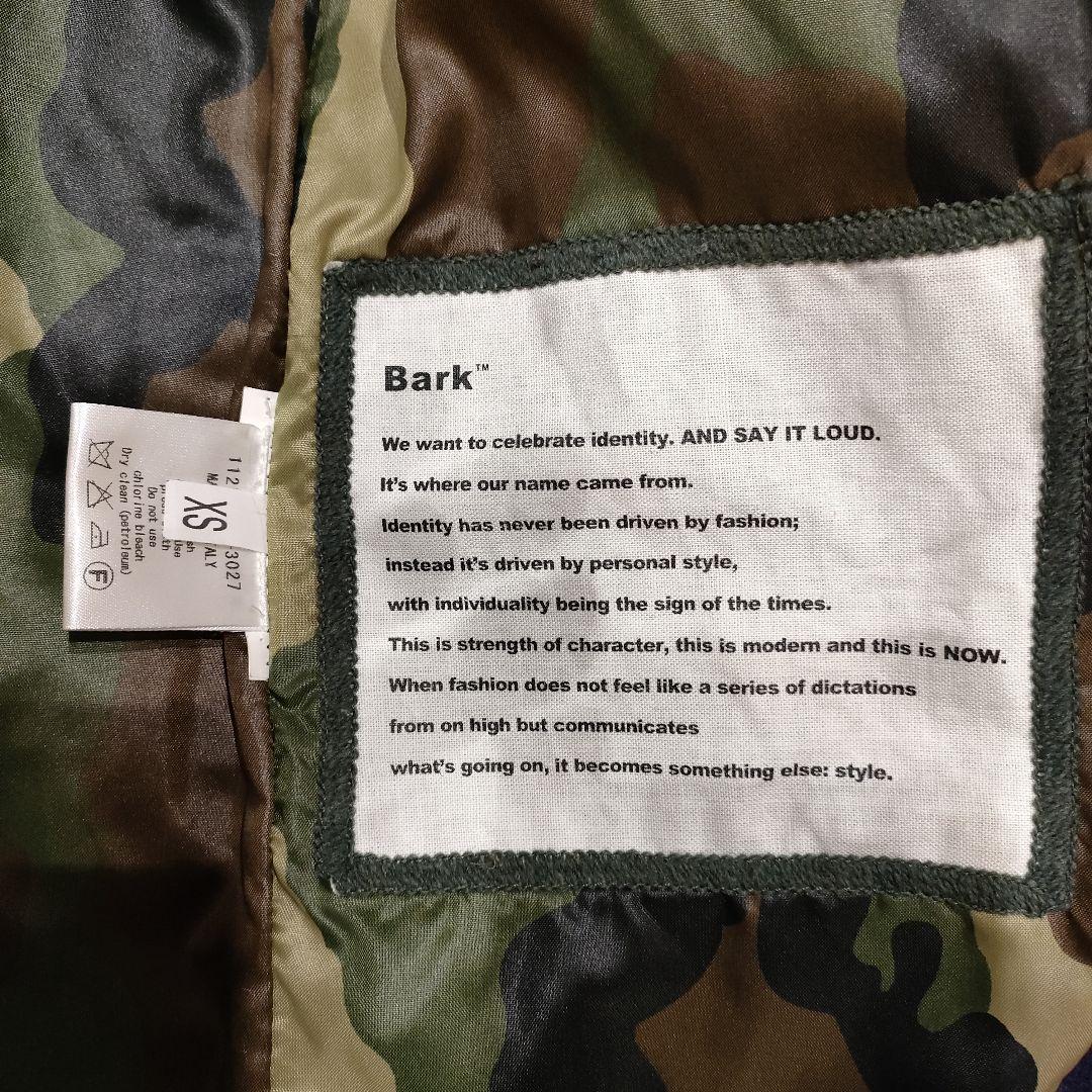 美品 Bark ニット チェスターコート 極厚ニット 迷彩柄 イタリア製