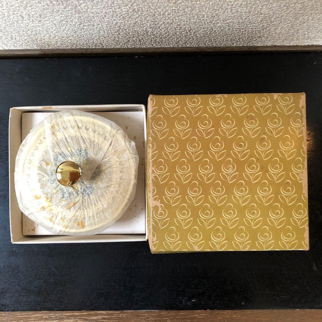 昭和レトロ 資生堂 ファンシーパウダーボックス 箱付 【非売品】