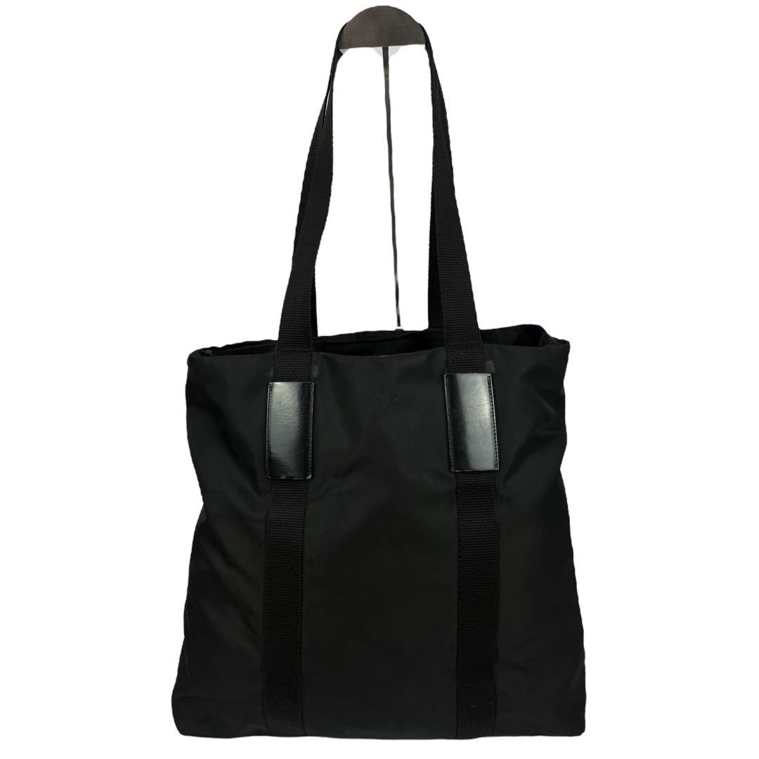 【Gカード付き/A4対応】PRADA トートバッグ ナイロン 黒 B10310