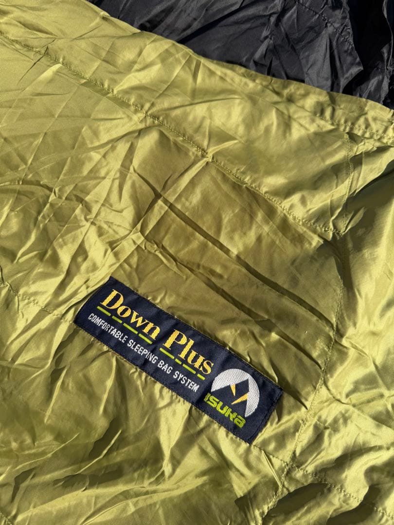 イスカ Down Plus NUPURI 高級ダウンシュラフ 収納袋付