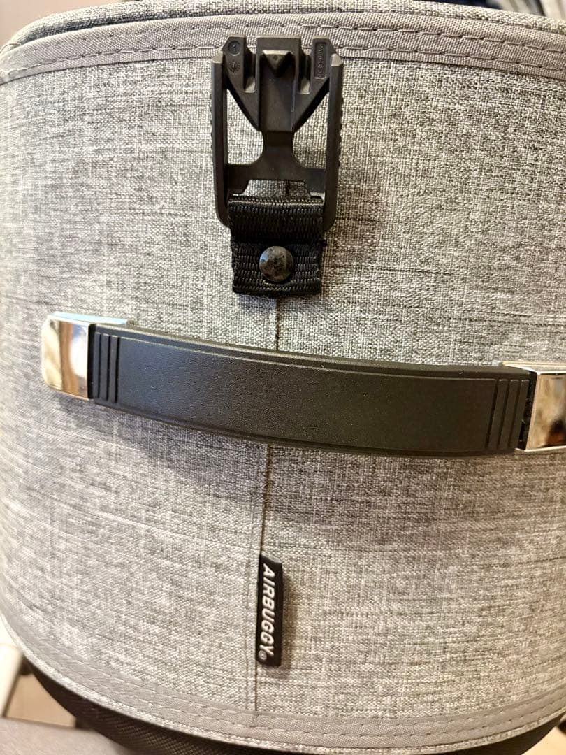 【引き取り限定】AIRBUGGY ペットカート グレー　ラージサイズ