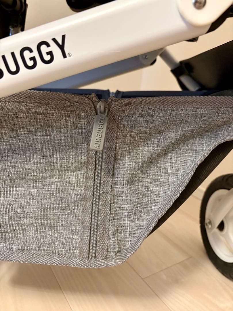 【引き取り限定】AIRBUGGY ペットカート グレー　ラージサイズ