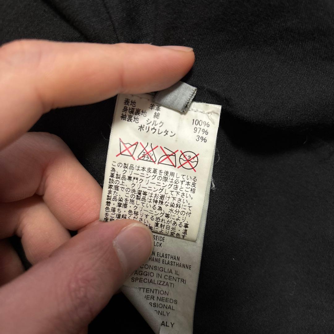 GIORGIO BRATO レザーライダースジャケット