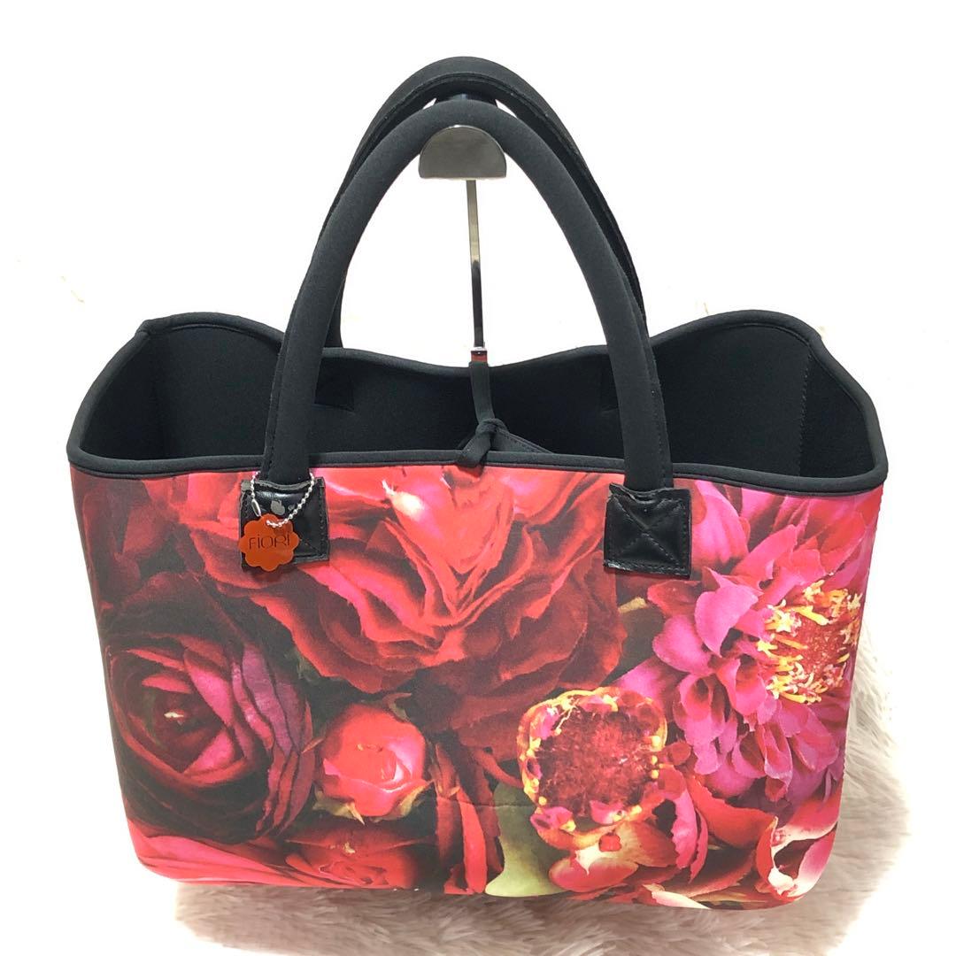 FiORIトートバッグ ハンドバッグ リバーシブル ビックサイズ 大容量 美品