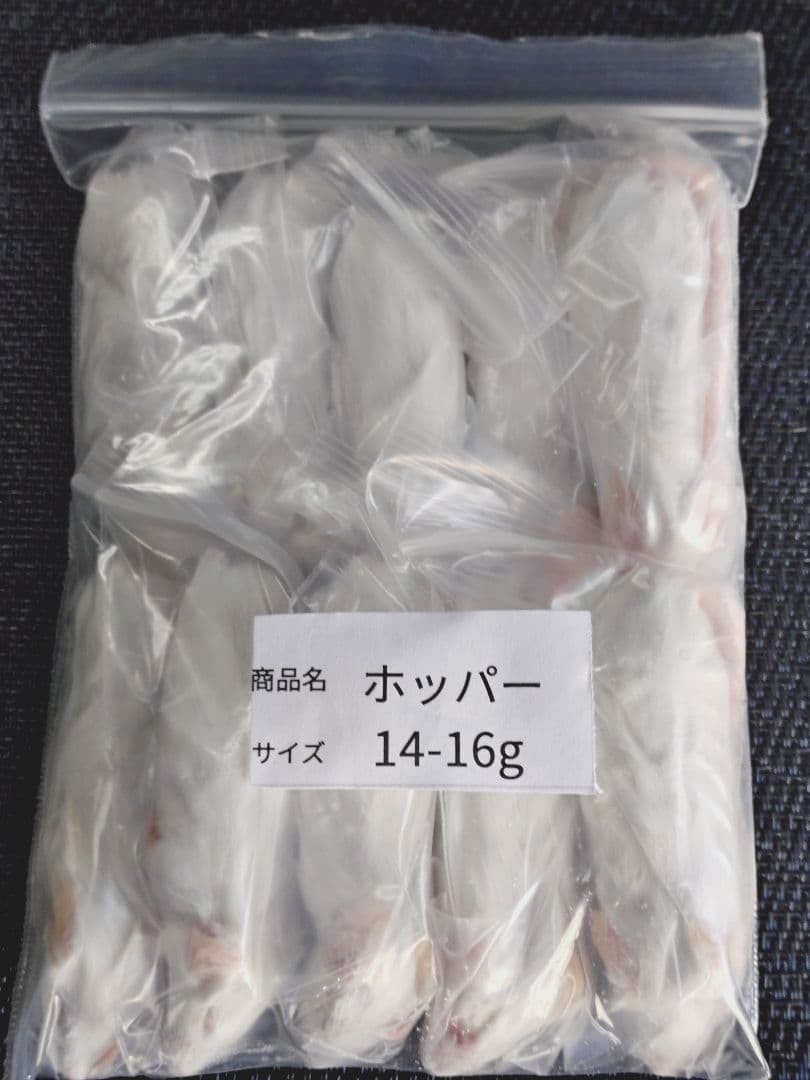 送料無料 冷凍マウスアダルトＬ100匹　ホッパー50匹
