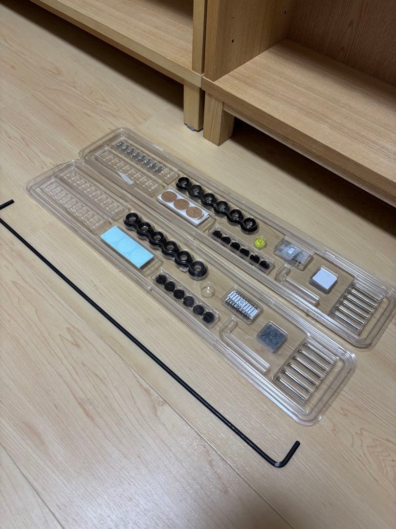 へんちゃん　無印良品　組み合わせて使える木製収納ハイタイプ